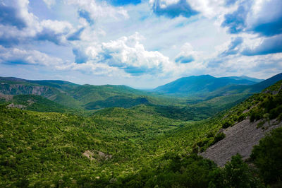 Scenic view of landscape against sky