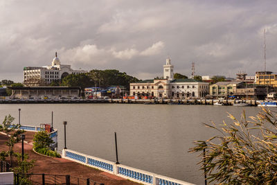 Iloilo building by the river