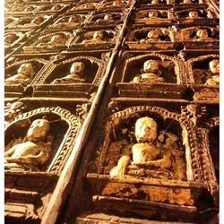 Low angle view of temple