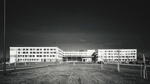 Buildings against sky in city