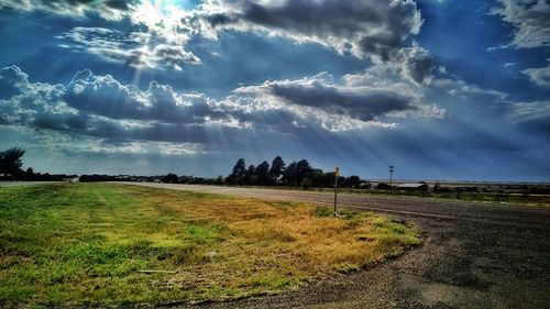 Scenic view of landscape against sky