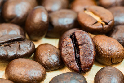 Full frame shot of coffee beans