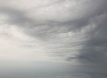 Low angle view of storm clouds in sky