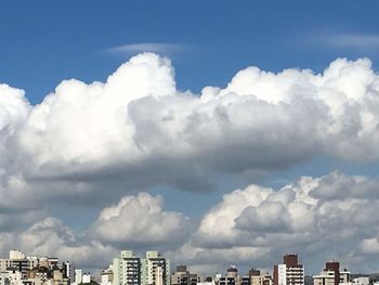 Low angle view of buildings against sky