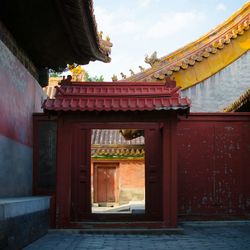 Facade of temple