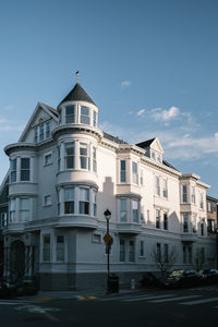 Low angle view of historic building against sky