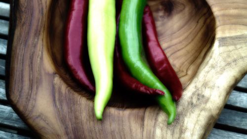 Close-up of vegetables on table