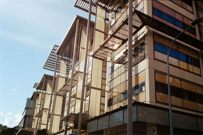 Low angle view of building against sky