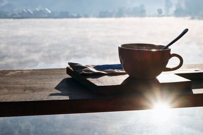 Dawn at ban rak thai lake in mae hong son province ,thailand