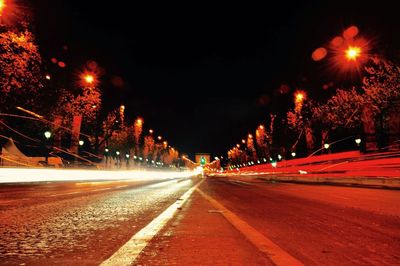 Road at night