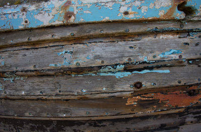 Full frame shot of old weathered wood