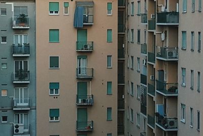 Residential buildings in city