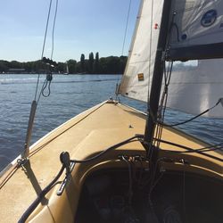 Boats in harbor