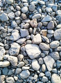 Detail shot of pebbles