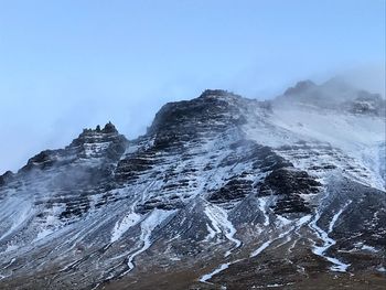 Scenic view of mountain against sky