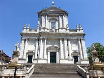 Low angle view of building against sky