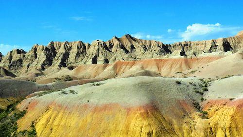 Scenic view of mountain against sky