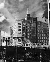 Buildings against sky in city