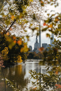 Scenic view of lake