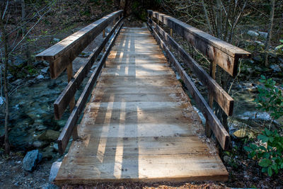 Empty road passing through forest