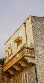 Low angle view of built structure against sky