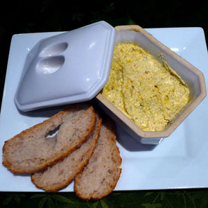 High angle view of meal served in plate