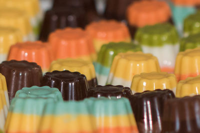 Close-up of multi colored candies