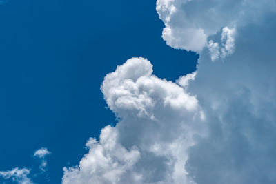 Low angle view of clouds in sky