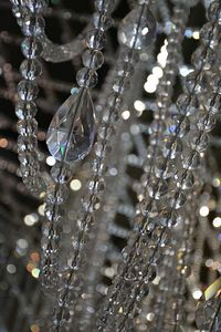 Close-up of crystal decoration