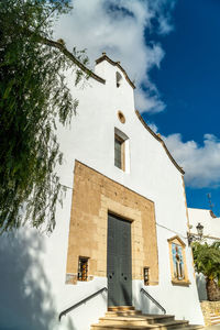 Low angle view of building against sky