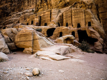 View of rock formation