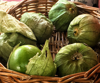 Close-up of pumpkins in market