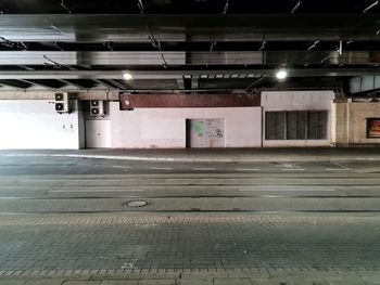 Empty parking lot