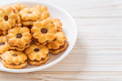 Close-up of food in bowl on table