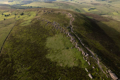 High angle view of landscape