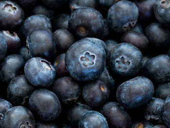 Full frame shot of blueberries