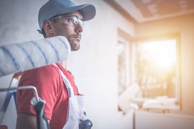 Portrait of house painter