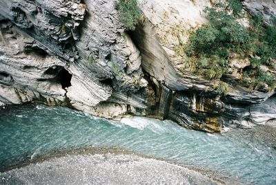 Rocks in river