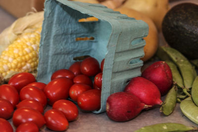 Close-up of tomatoes for sale
