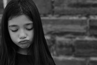 Close-up of girl