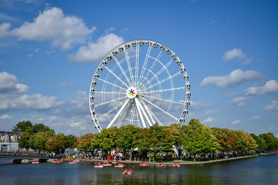 Ferris wheel against sky