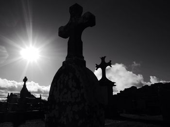 Low angle view of statue