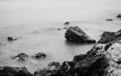 Scenic view of rock formations