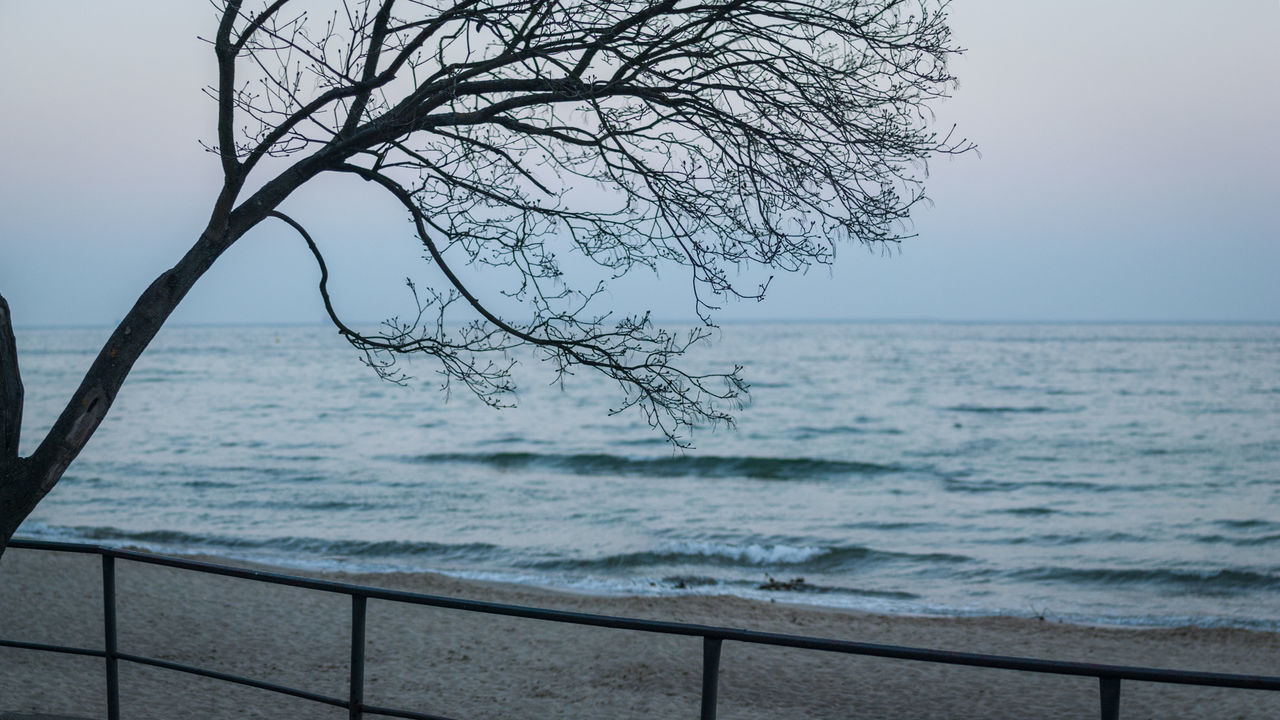 VIEW OF SEA AGAINST CLEAR SKY