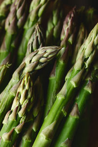 Full frame shot of asparagus