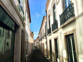 Low angle view of buildings against sky