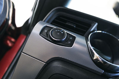 Close-up of vintage car