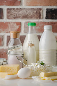 Close-up of food on table