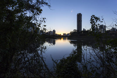 River with buildings in background