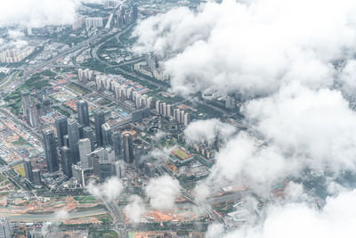 Shenzhen city building complex, guangdong province, china